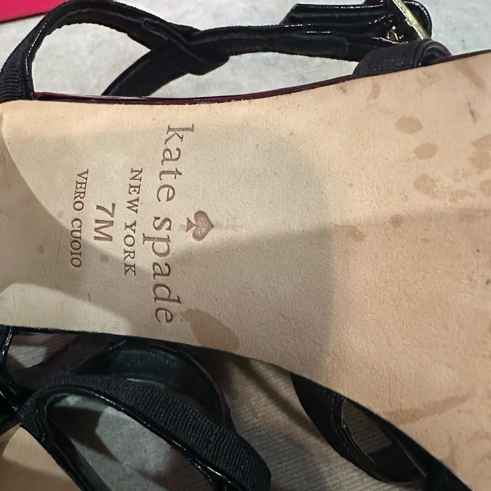 kate spade black canvas